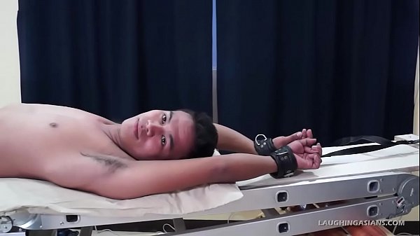 Asian Twink Warren Tied and Tickled