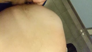 Fucking stranger in public toilet