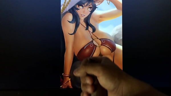 Bikini Ahri Cum Tribute