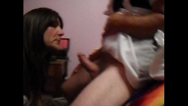 sissy crossdresser blowjob selfie