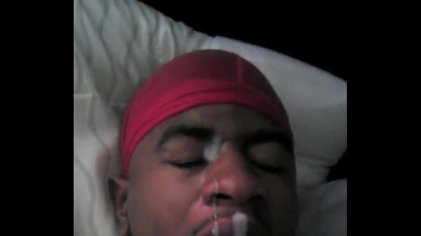 black gay cum face