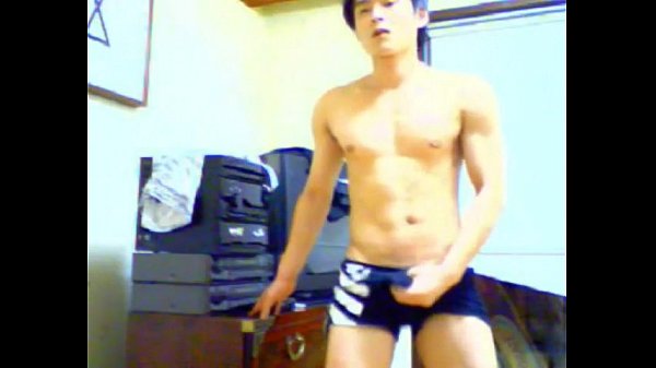 Korean guy wanking phone sex and cum