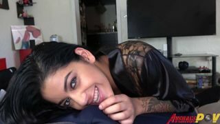 Getting a Blowjob From Hot Latina GF Mia Martinez