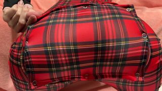 Teen masturbation, real orgasm with toy